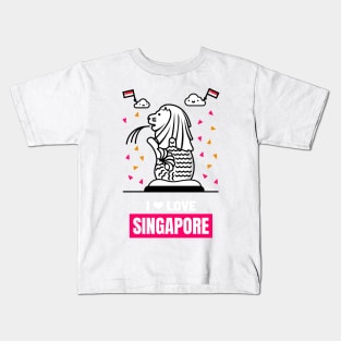 Love Singapore Kids T-Shirt